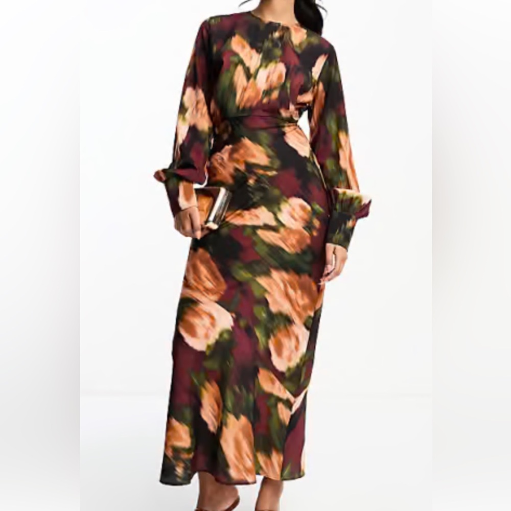 ASOS modest floral dress